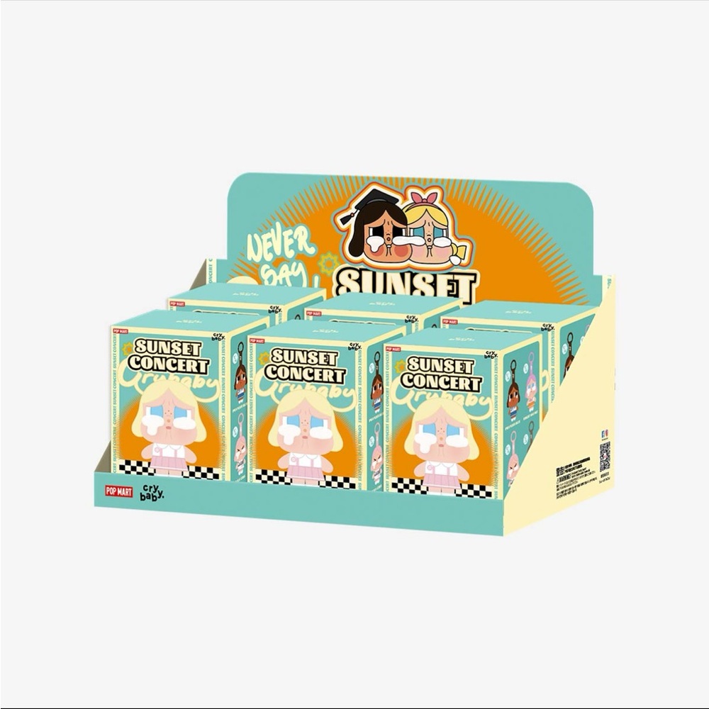 Pop Mart Crybaby Sunset Concert Display Box